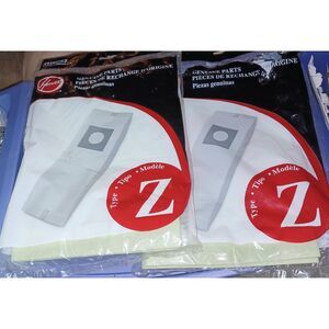 4010075 Z Hoover Vacuum bags 1 NIB with 3 bags 1 I used 1 bag so you get 5 bags